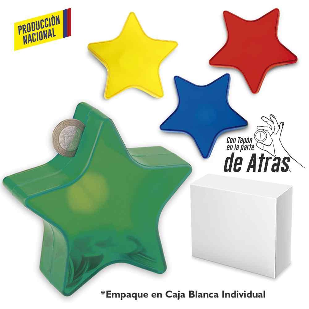 Alcancía Estrella 13.5cm- Producción Nacional - Producto promocional personalizable
