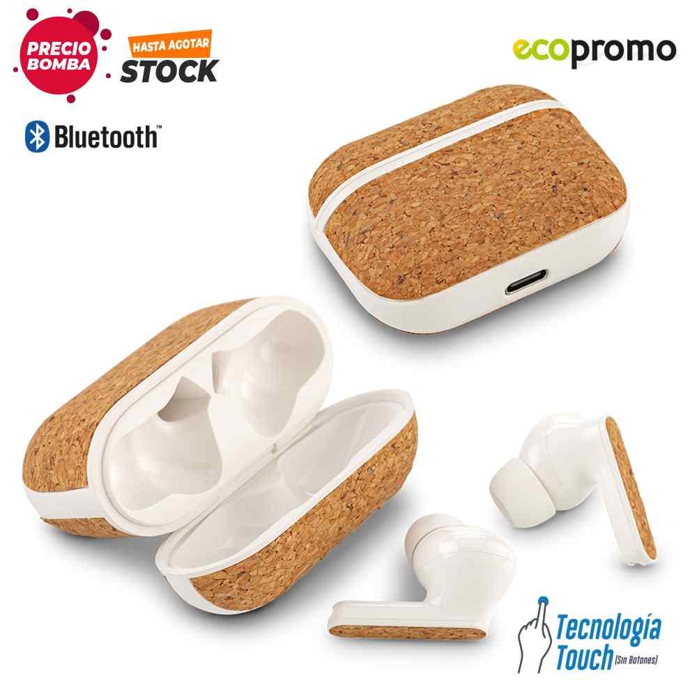 Audífonos Bluetooth Cork - Producto promocional personalizable