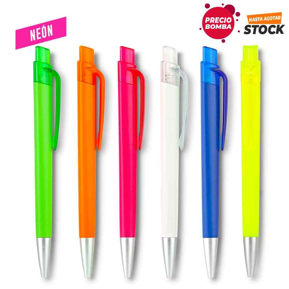 Bolígrafo Rush Neón - Producto promocional personalizable