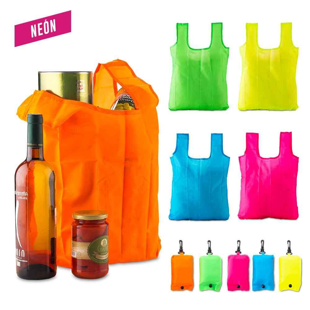 Bolsa Plegable Neón Emma - Producto promocional personalizable