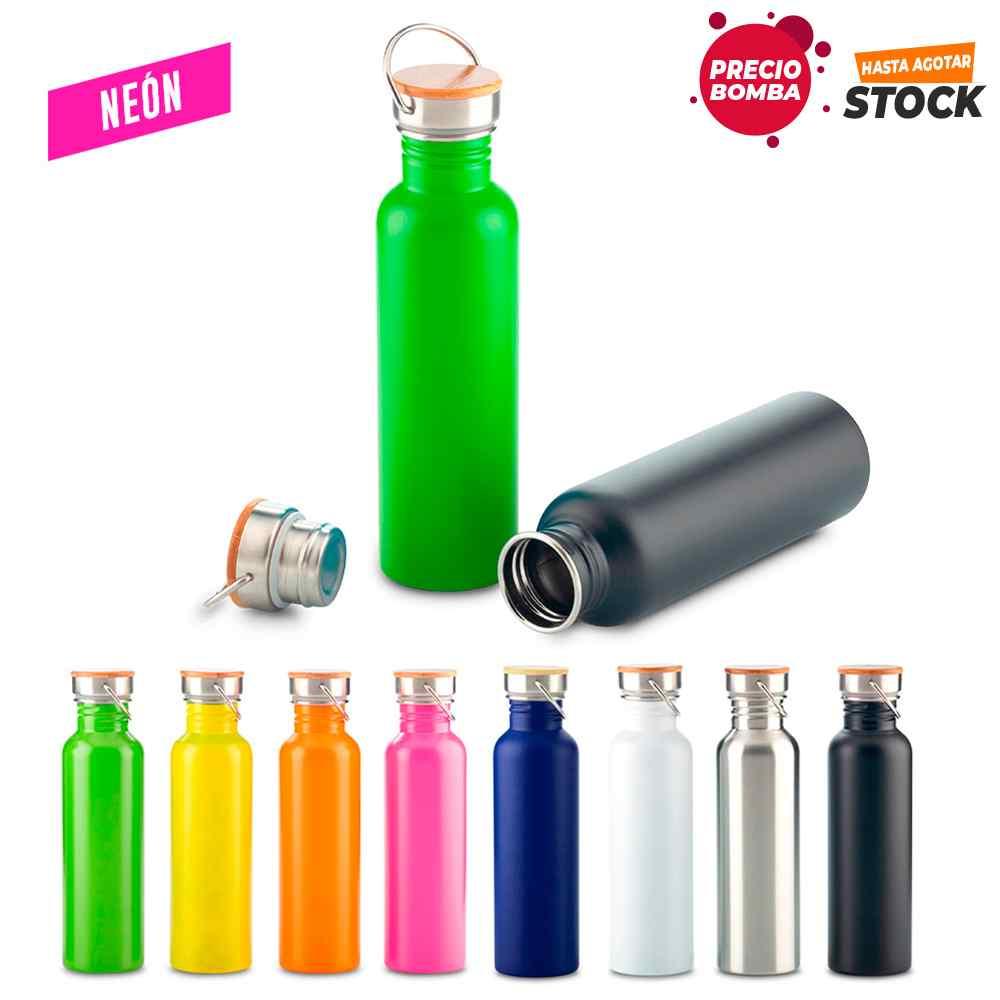 Botilito Metalico Wood 700ml - Producto promocional personalizable
