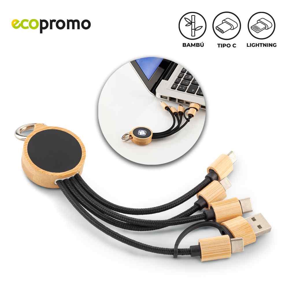Cable Multicargador Spectra - Producto promocional personalizable