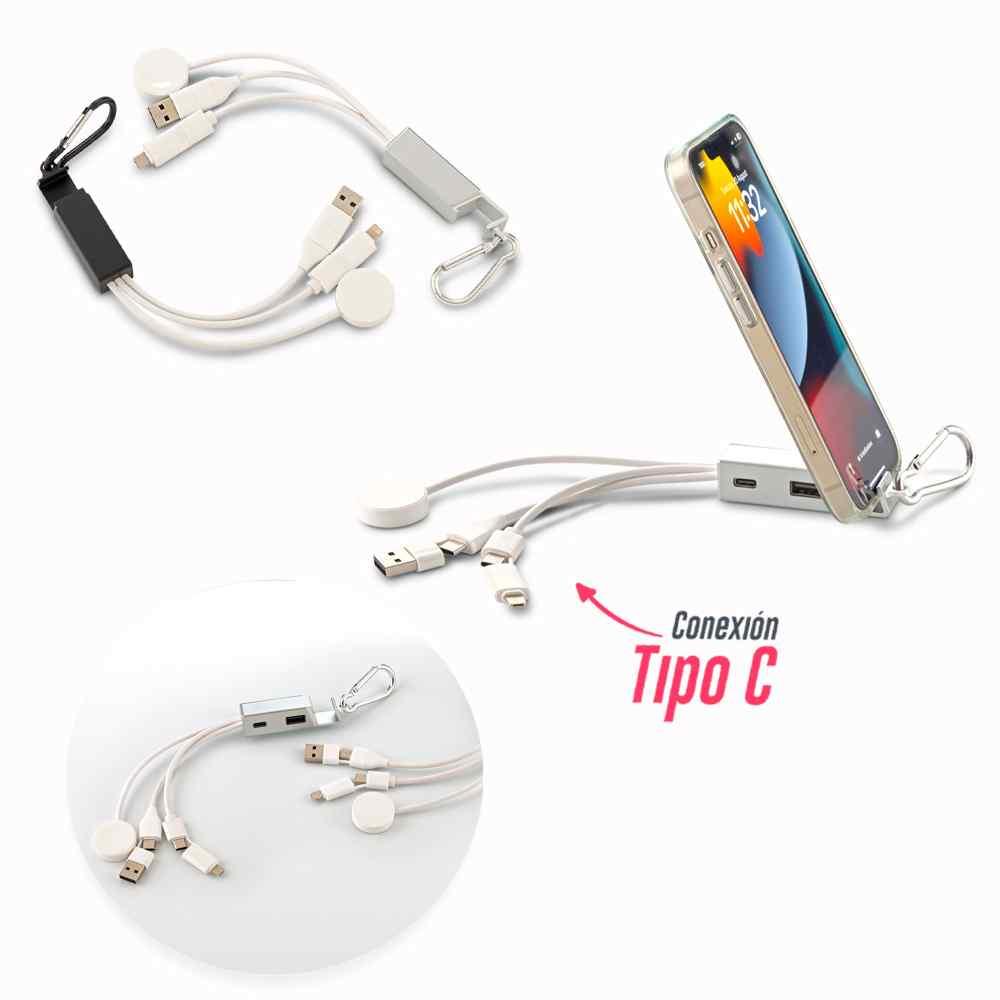 Cable Multicargador Steffen - Producto promocional personalizable