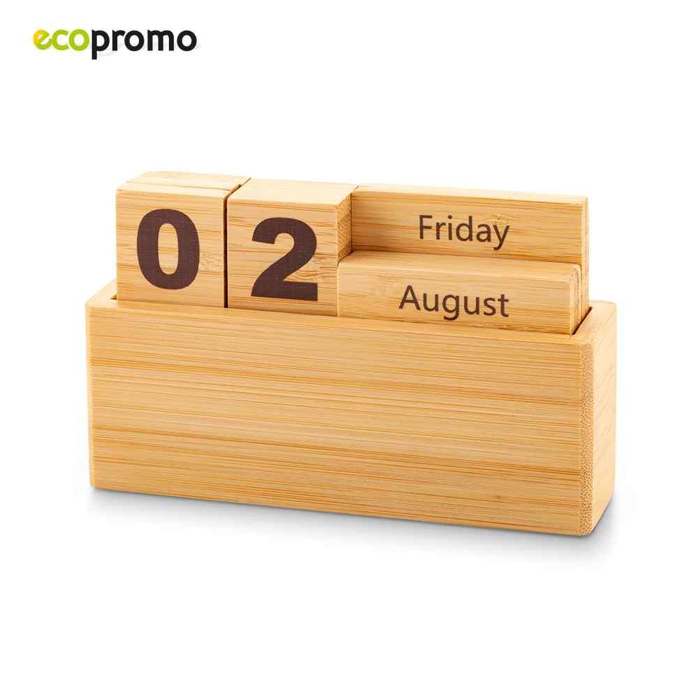 Calendario Perpetuo Loic Bamboo - Producto promocional personalizable