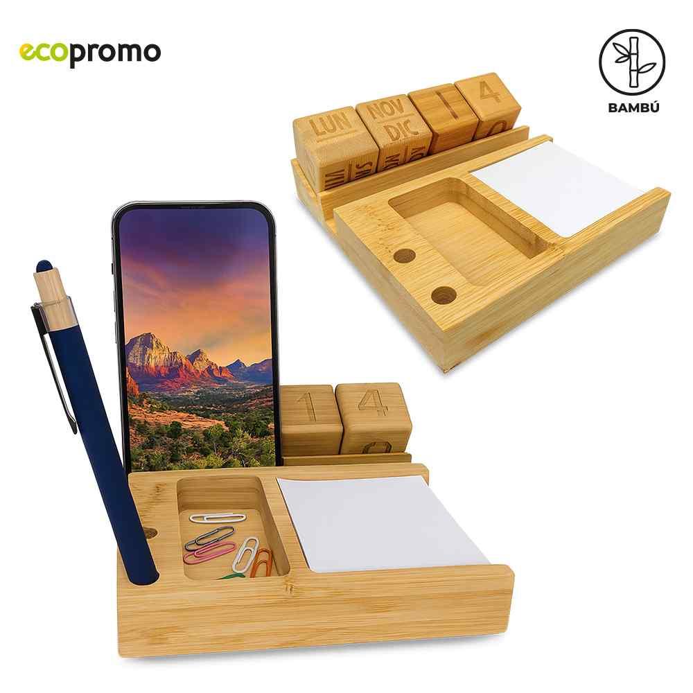 Calendario Perpetuo Pad Bamboo - Producto promocional personalizable