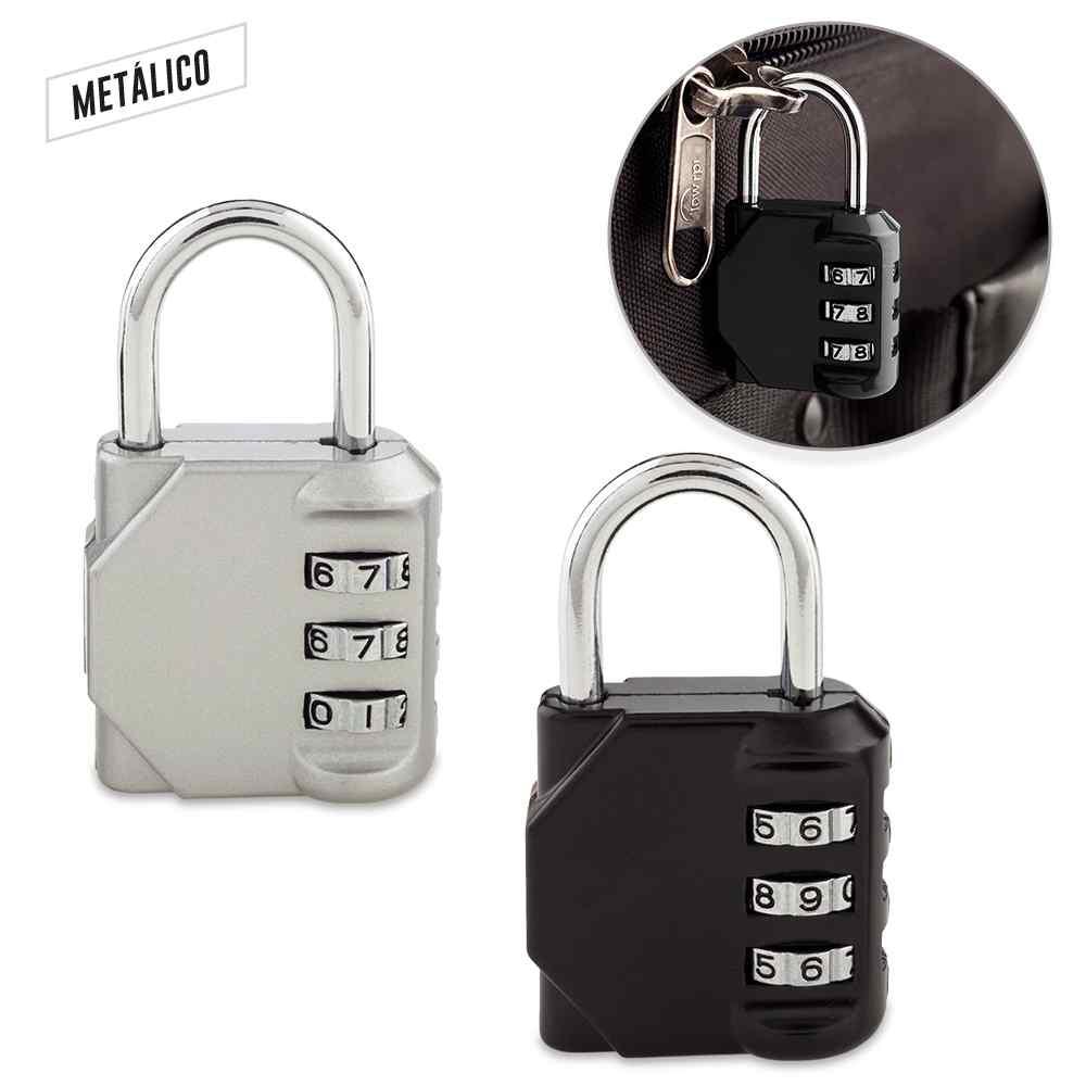 Candado de Clave Metalico - Producto promocional personalizable