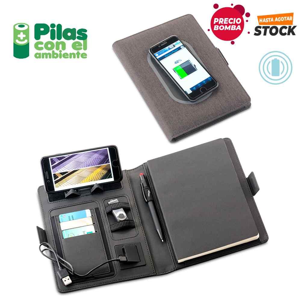 Cargador Inalámbrico Multiorganizador - Producto promocional personalizable