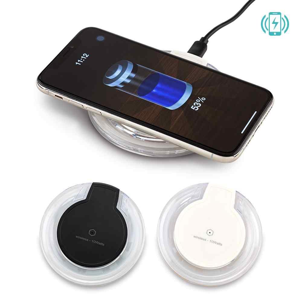 Cargador Inalámbrico Para Móviles Flat 10w - Producto promocional personalizable