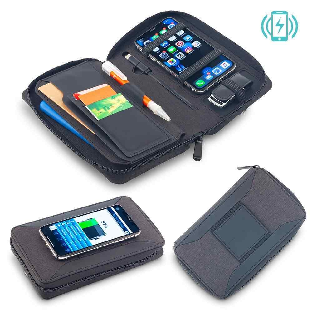 Cargador Inalámbrico Portadocumentos - Producto promocional personalizable