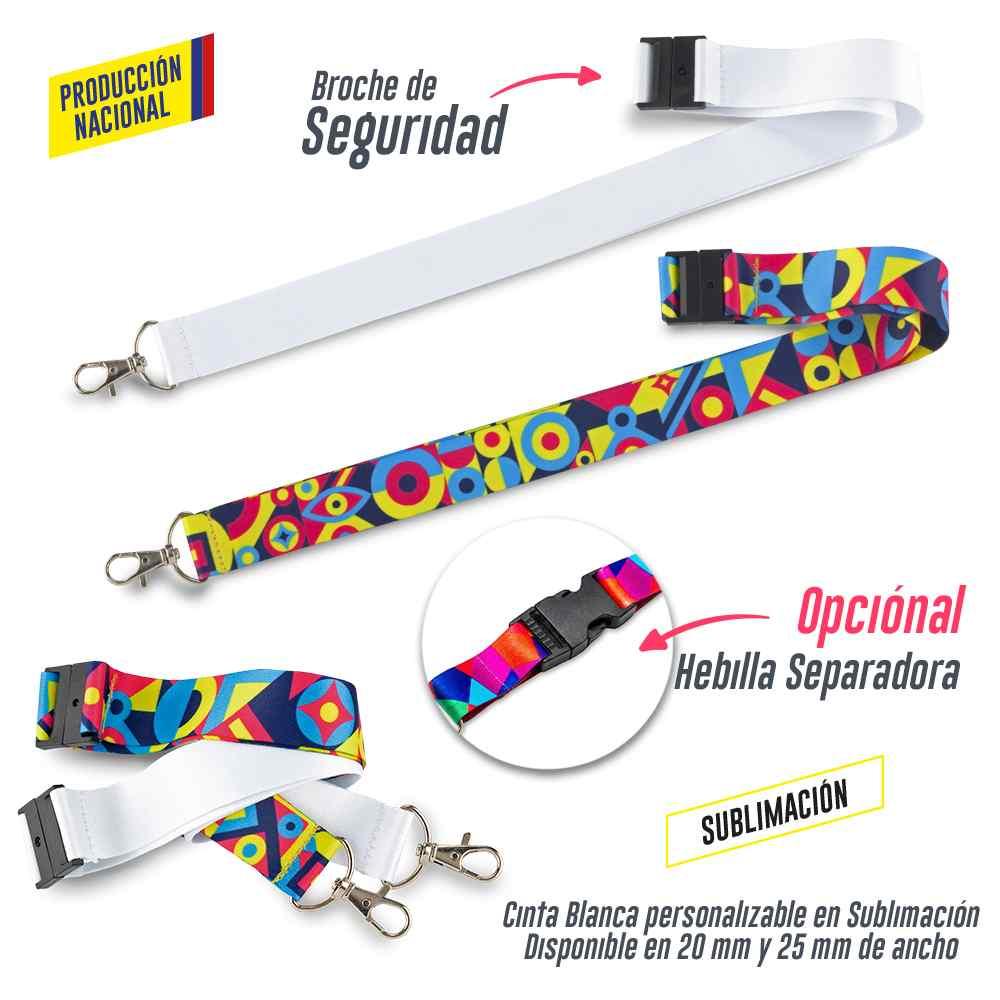 Cinta Blanca Especial Para Sublimación - Producción Nacional Sobre Pedido - Producto promocional personalizable