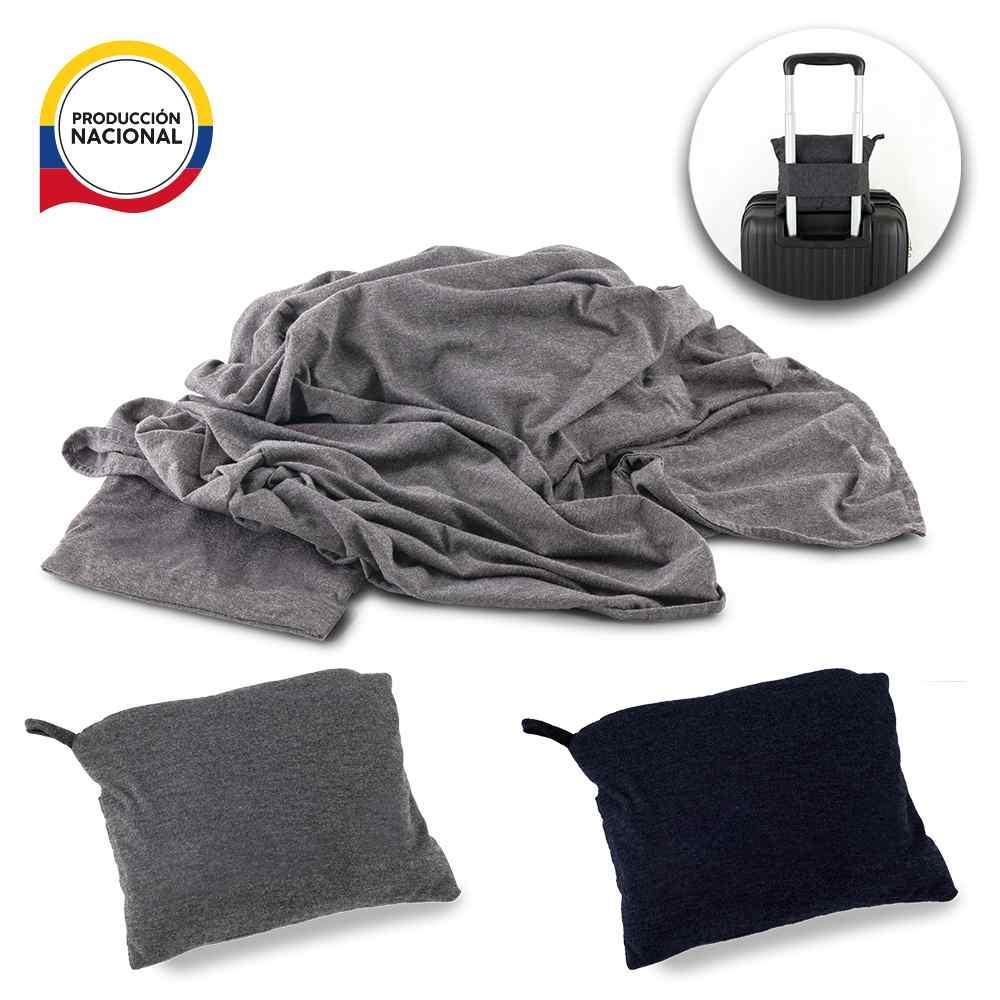 Cobija / Manta de Viaje Travel - Producción Nacional - Producto promocional personalizable