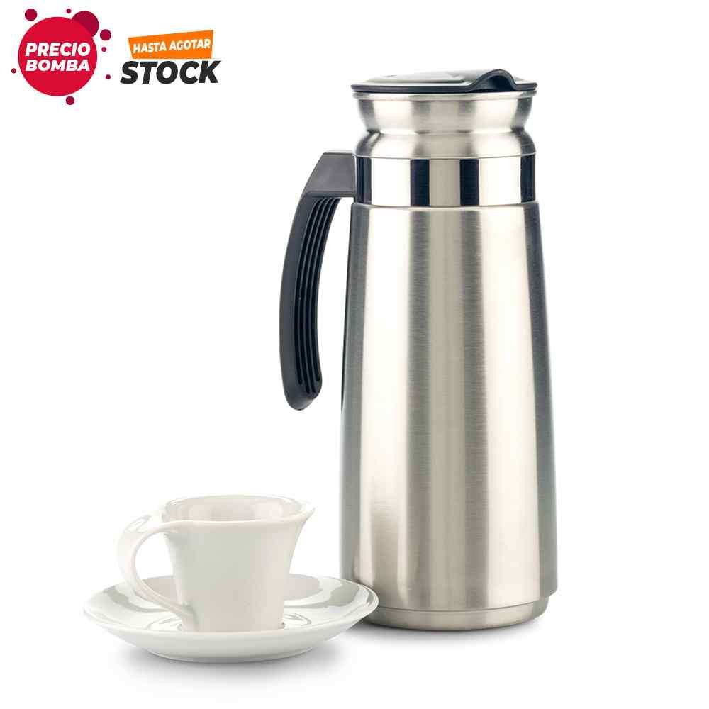 Jarra Cafetera en Acero Inoxidable Coffee 1.3l - Producto promocional personalizable