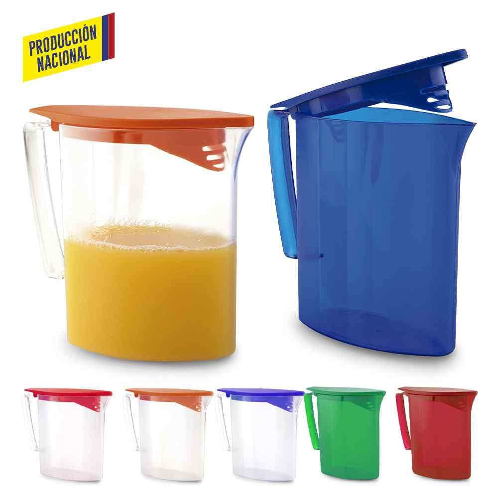 Jarra Plastica Ovalada 1000ml - Producción Nacional - Producto promocional personalizable
