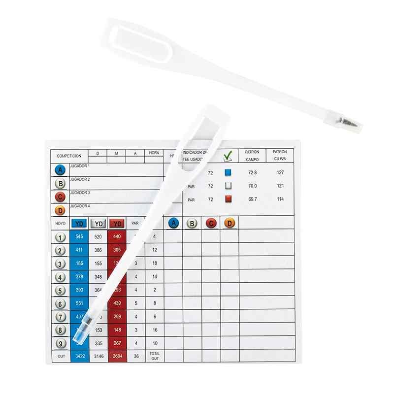 Lapiz Plastic Clip de Golf - Producto promocional personalizable