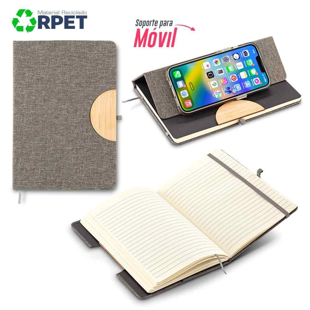 Libreta Atlas Rpet - Producto promocional personalizable