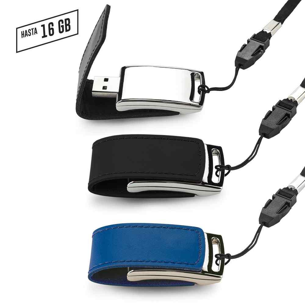 Memoria Mini Usb en Imitacion Cuero Precio Neto - Oferta - Producto promocional personalizable