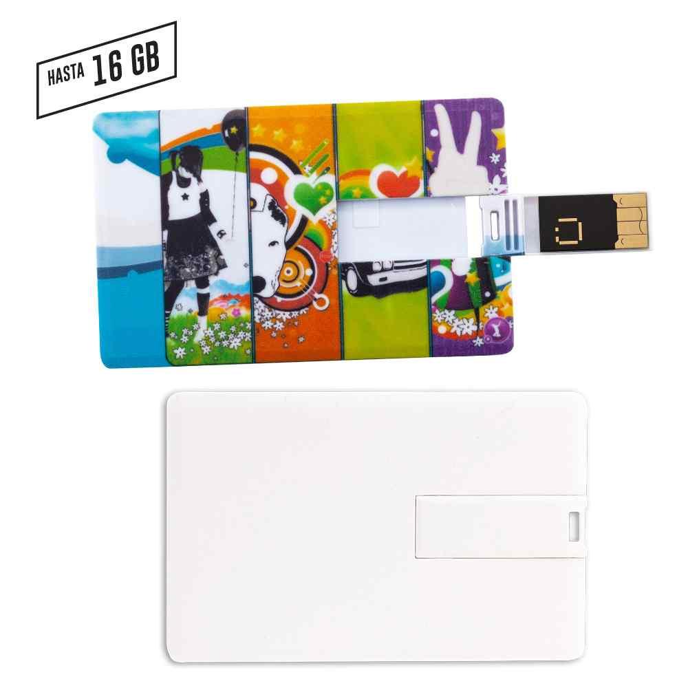 Memoria Usb Credit Card Precio Neto - Producto promocional personalizable