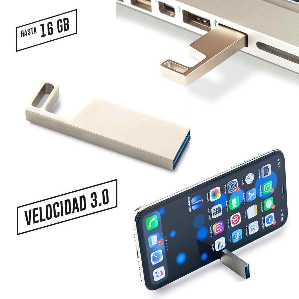 Memoria Usb Portacelular 3.0 Precio Neto - Producto promocional personalizable
