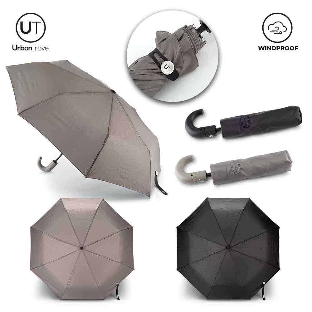 Mini Paraguas Hook 21'' Urban Travel - Producto promocional personalizable