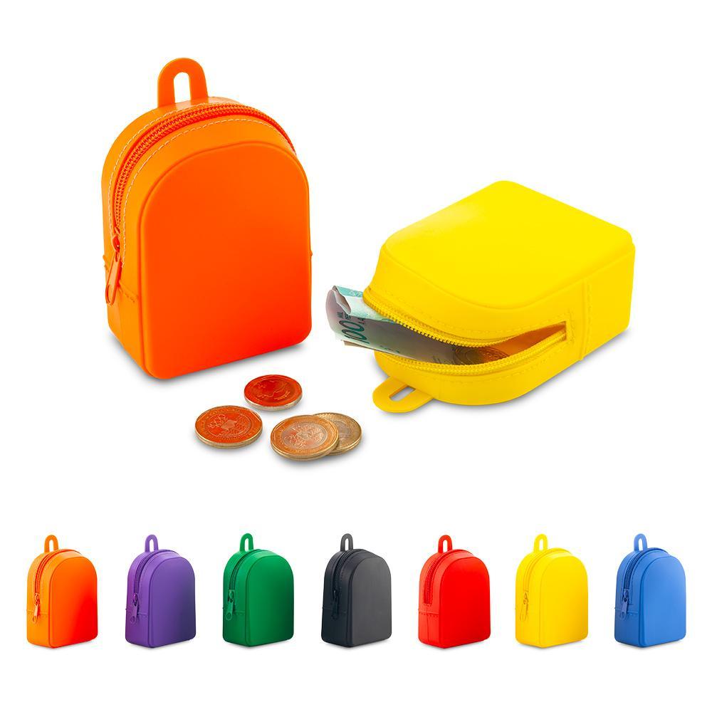 Monedero en Silicona Backpack - Producto promocional personalizable