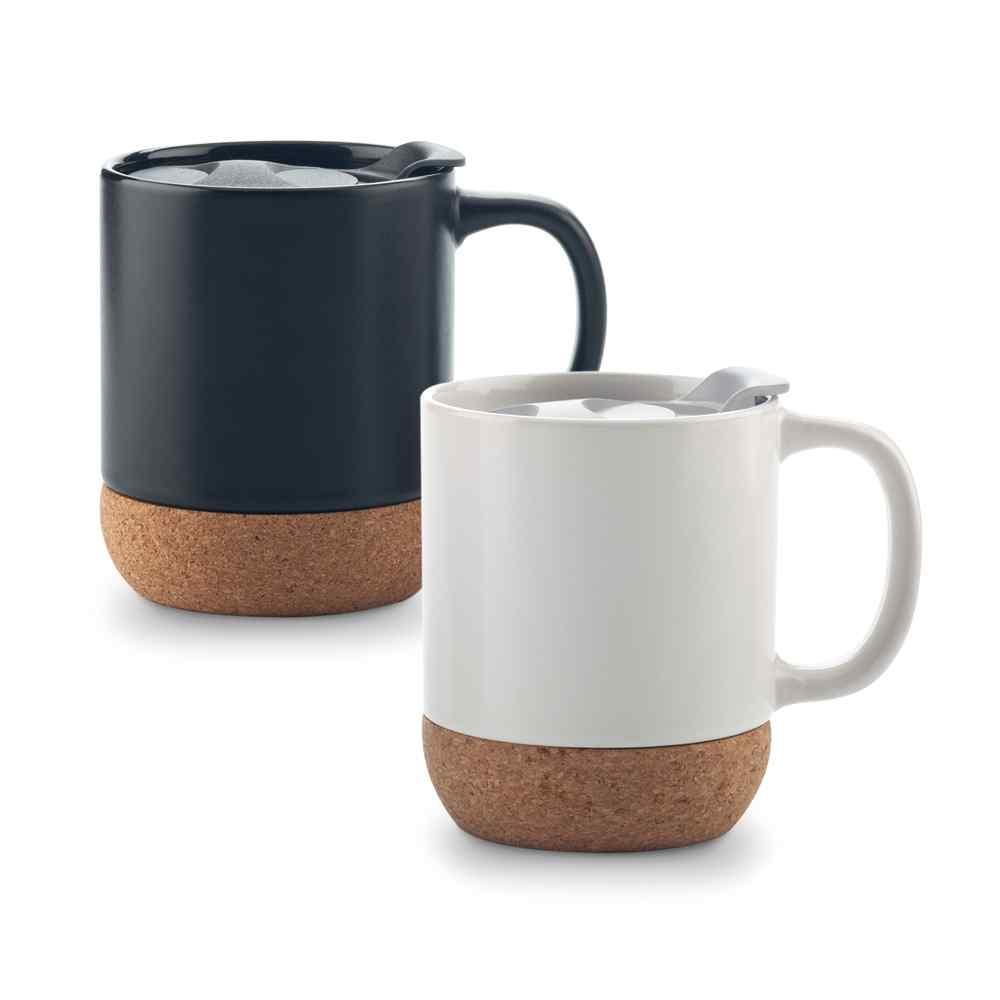 Mug Ceramica Con Corcho 11 oz - Producto promocional personalizable