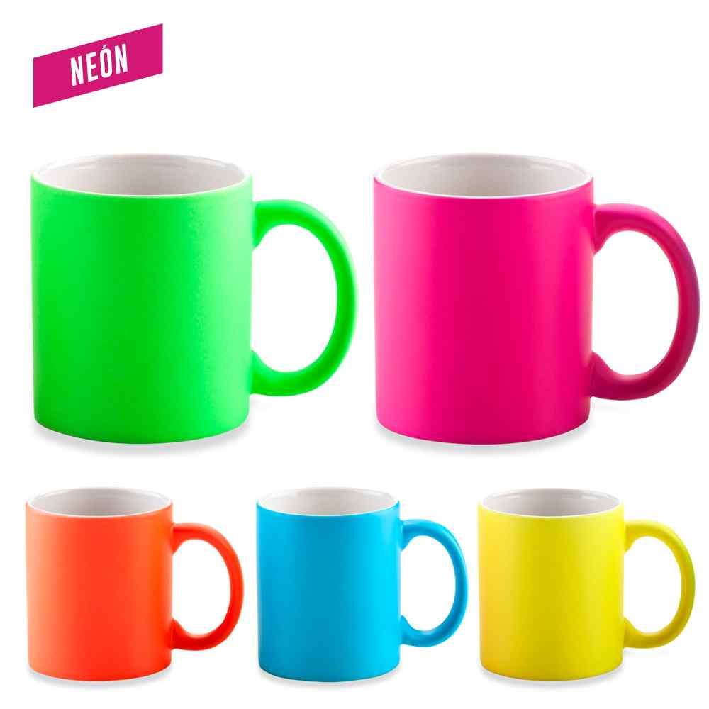 Mug Ceramica Neon 11oz - Oferta - Producto promocional personalizable