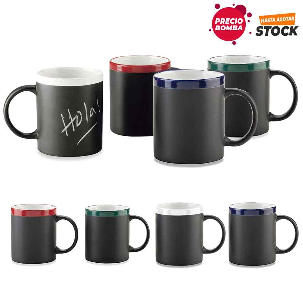 Mug Cerámica Tablero 11oz Con Tiza - Producto promocional personalizable