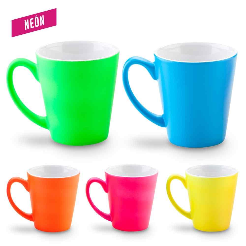 Mug Firenze Cerámica Neón 10oz Oferta - Producto promocional personalizable