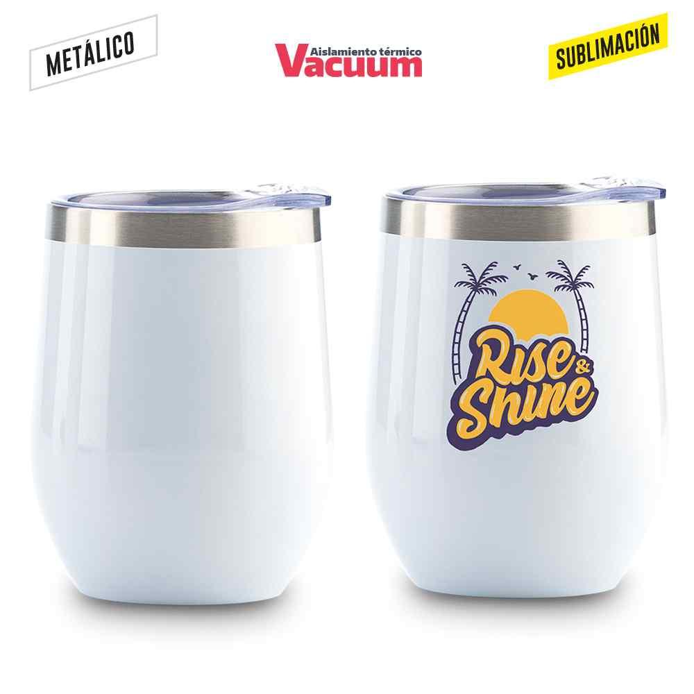 Mug Metálico Para Sublimación Mask 350ml - Producto promocional personalizable