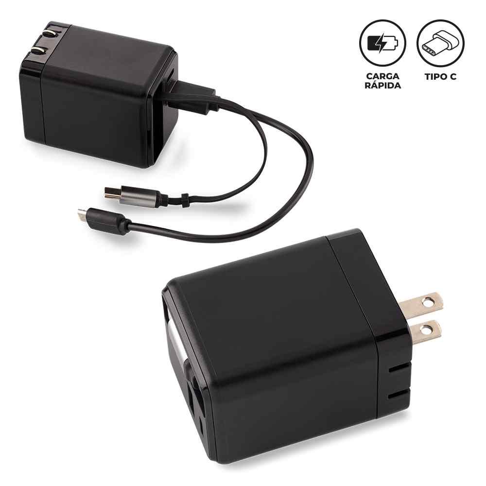 Multicargador Con Puertos Fast 35w - Producto promocional personalizable