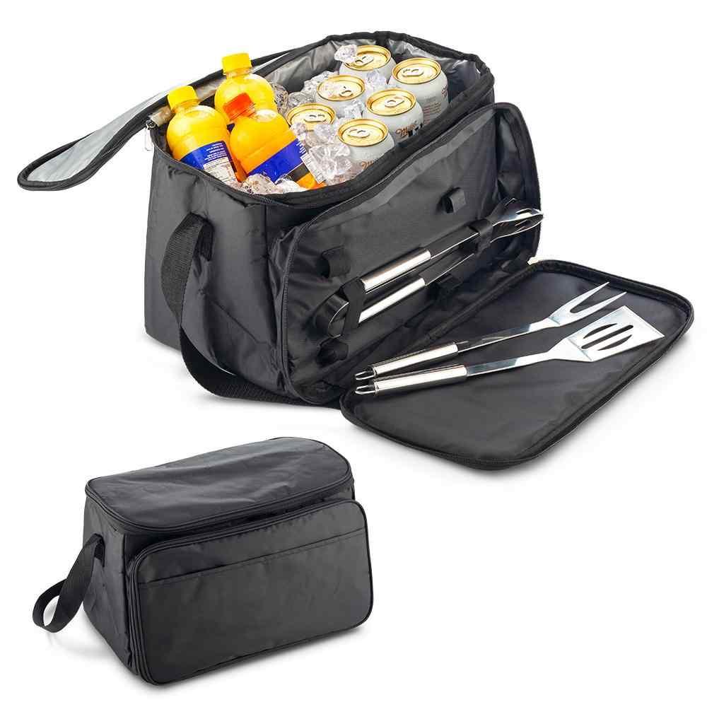 Nevera Lonchera Con Set Bbq - Producto promocional personalizable