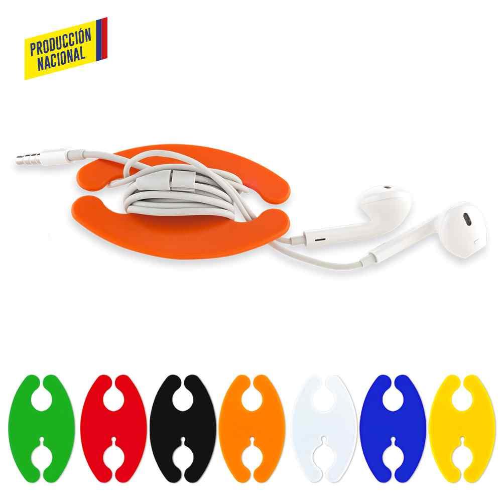 Organizador de Cables Oval - Producción Nacional - Producto promocional personalizable