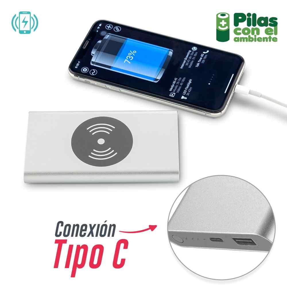 Pila Recargable Con Cargador Inalámbrico 4000mah - Producto promocional personalizable