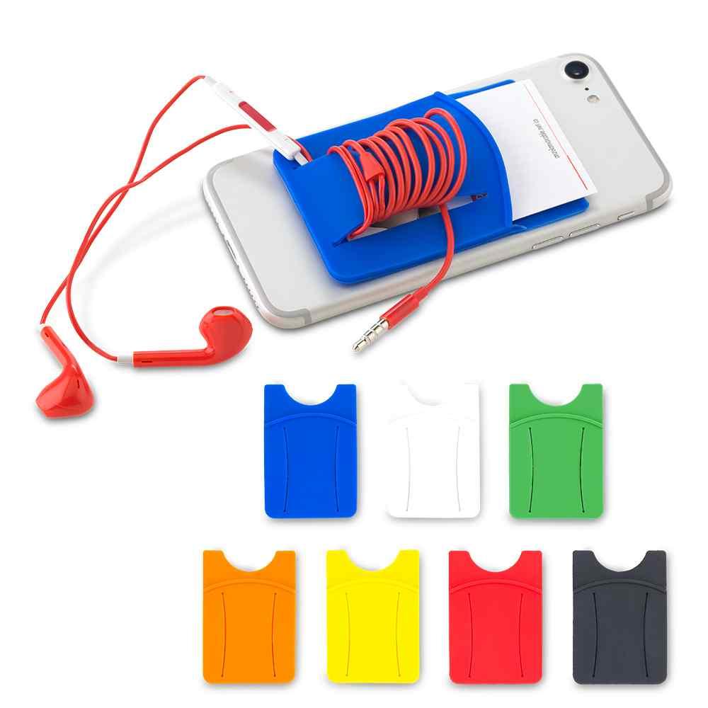 Portatarjetas Con Organizador de Cables - Producto promocional personalizable