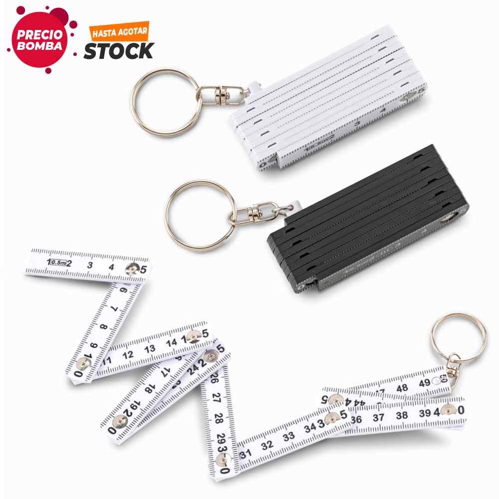 Regla Plegable Con Llavero - Producto promocional personalizable