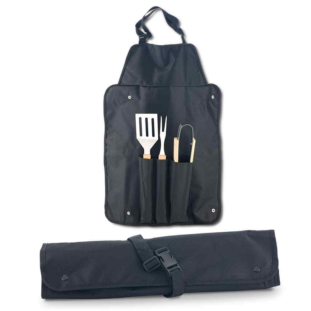Set Bbq Con Delantal - Producto promocional personalizable