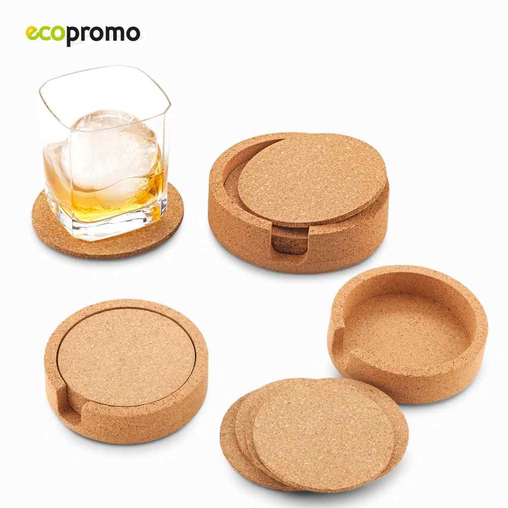 Set de Portavasos Cork - Producto promocional personalizable