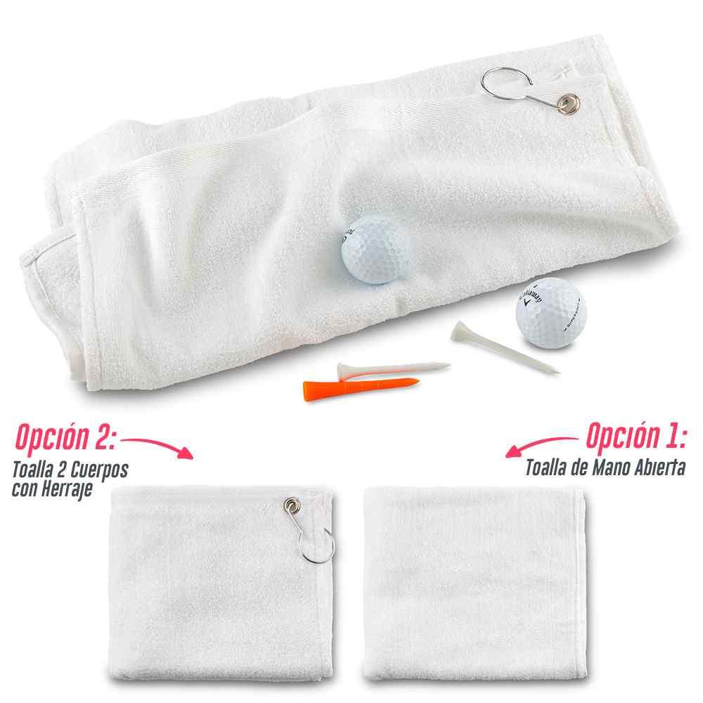 Toalla Golf - Toalla de Mano Tundida Acabado Fino - Producto promocional personalizable