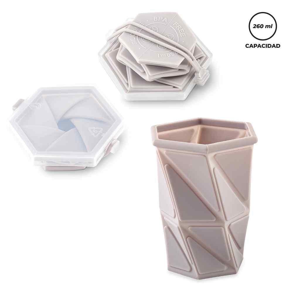 Vaso en Silicona Muggo - Producto promocional personalizable