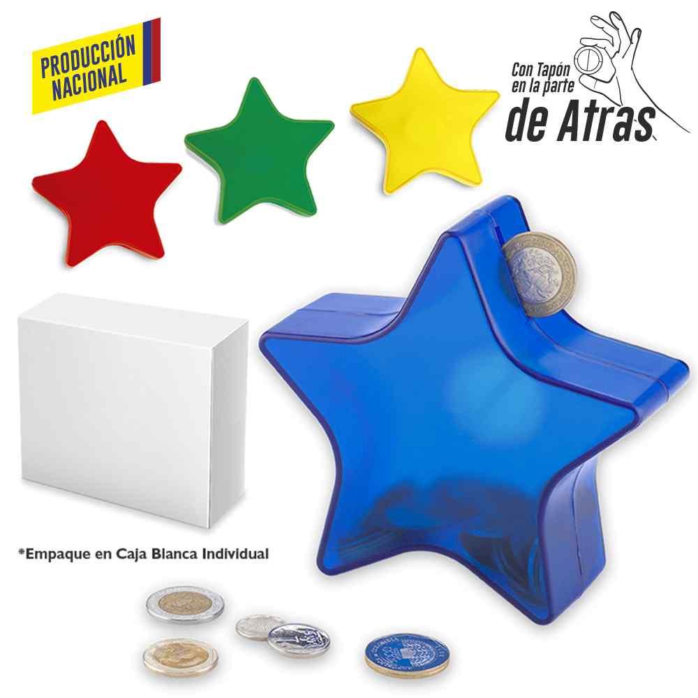 Alcancía Estrella 16cm - Produccion Nacional - Producto promocional personalizable