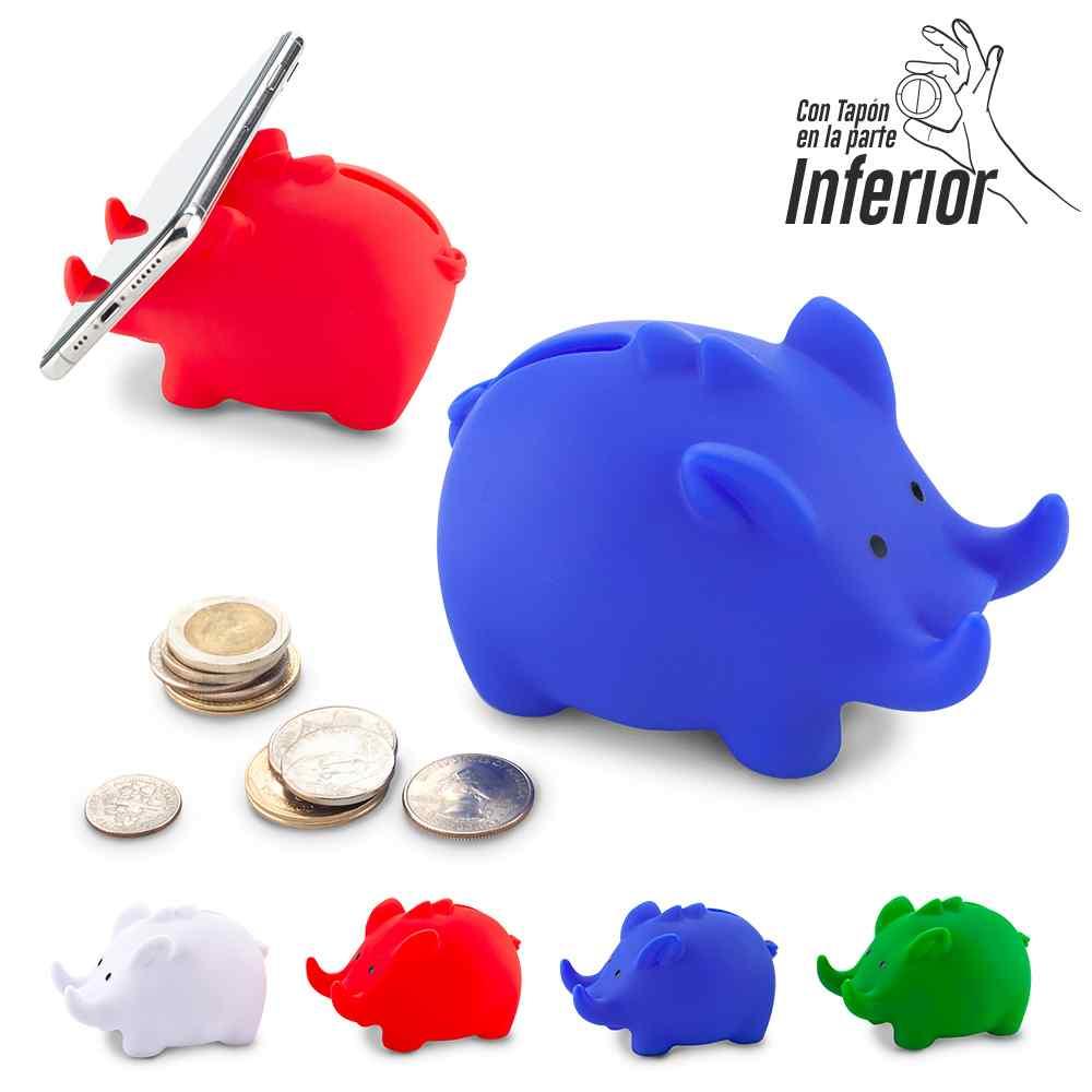 Alcancia Piggy Con Portacelular - Producto promocional personalizable