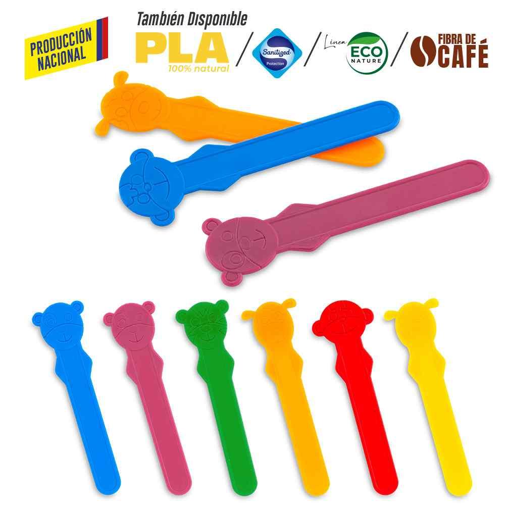 Bajalenguas Plástico- Producción Nacional - Producto promocional personalizable