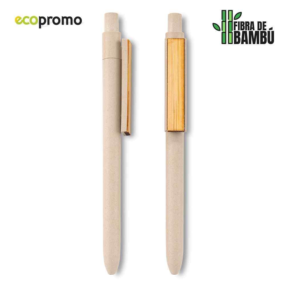 Bolígrafo Bamboo Clip Eco - Producto promocional personalizable