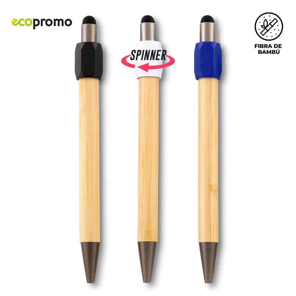 Bolígrafo Helix Bamboo - Producto promocional personalizable