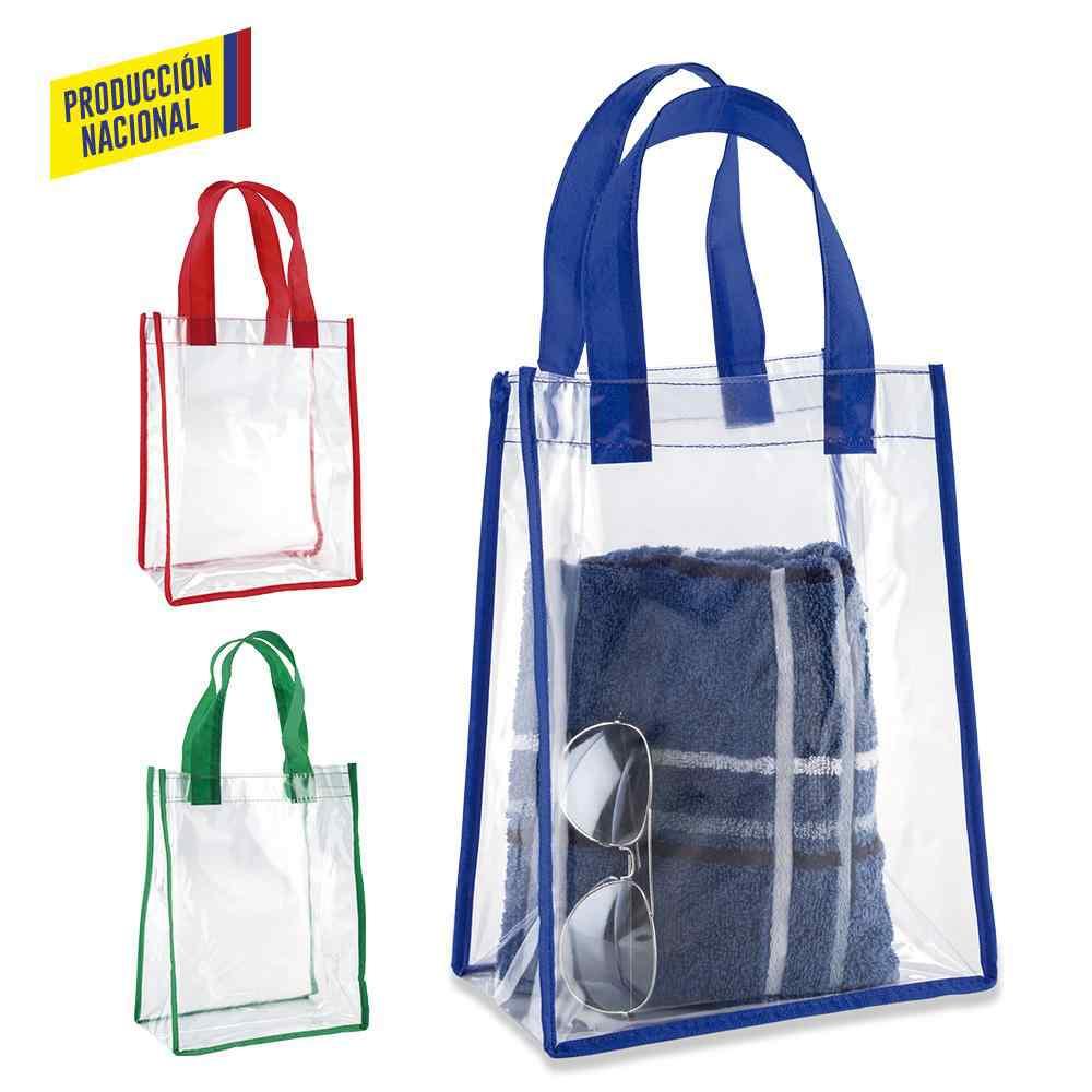 Bolsa Clear Trenza Con Ribete - Producción Nacional - Producto promocional personalizable