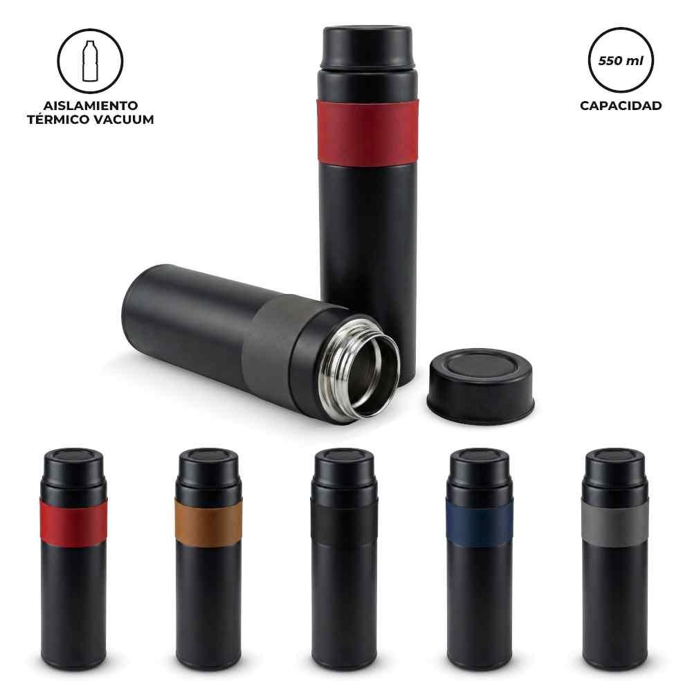 Botilito Metálico Concord Negro 550ml Nuevo - Producto promocional personalizable