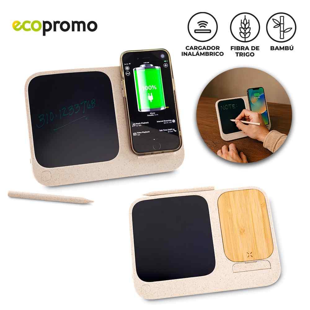 Cargador Inalámbrico Con Tablero - Producto promocional personalizable