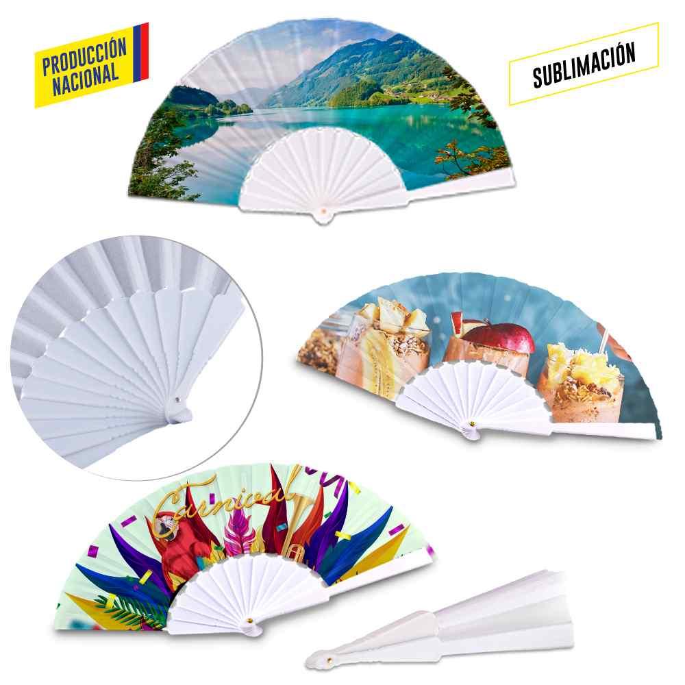 Cuerpo Plastico Para Abanico (tela Impresa Prod Nal) - Producto promocional personalizable