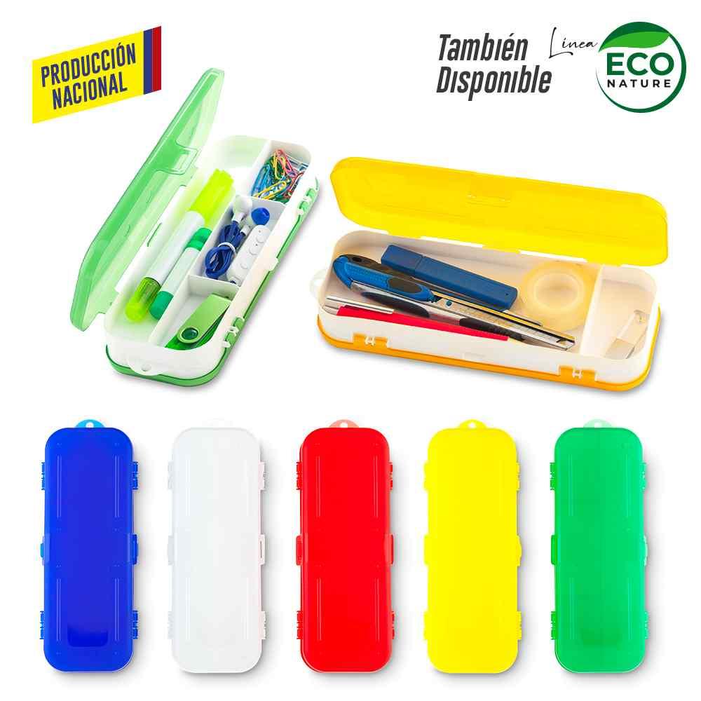 Estuche Plástico de Tres Cuerpos - Produccion Nacional - Producto promocional personalizable