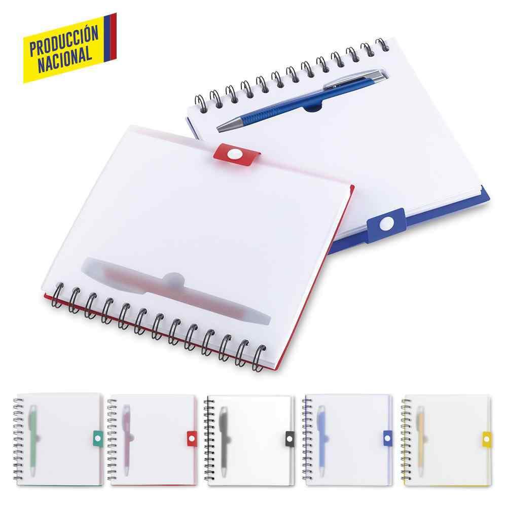 Libreta Con Bolígrafo Kadens - Producción Nacional - Producto promocional personalizable